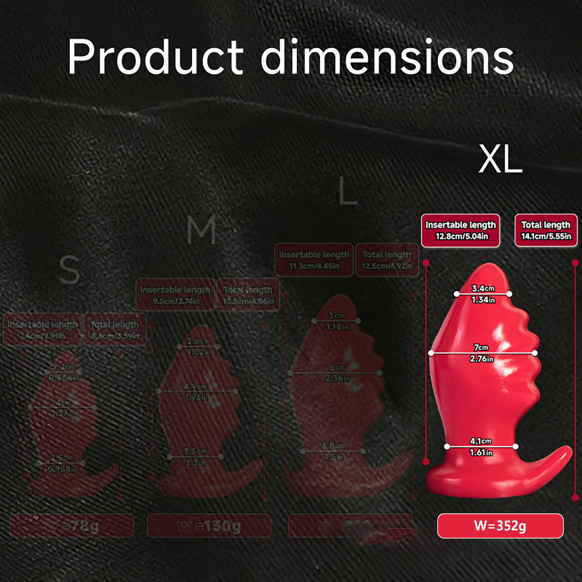 Silicone Anal Plug - HS