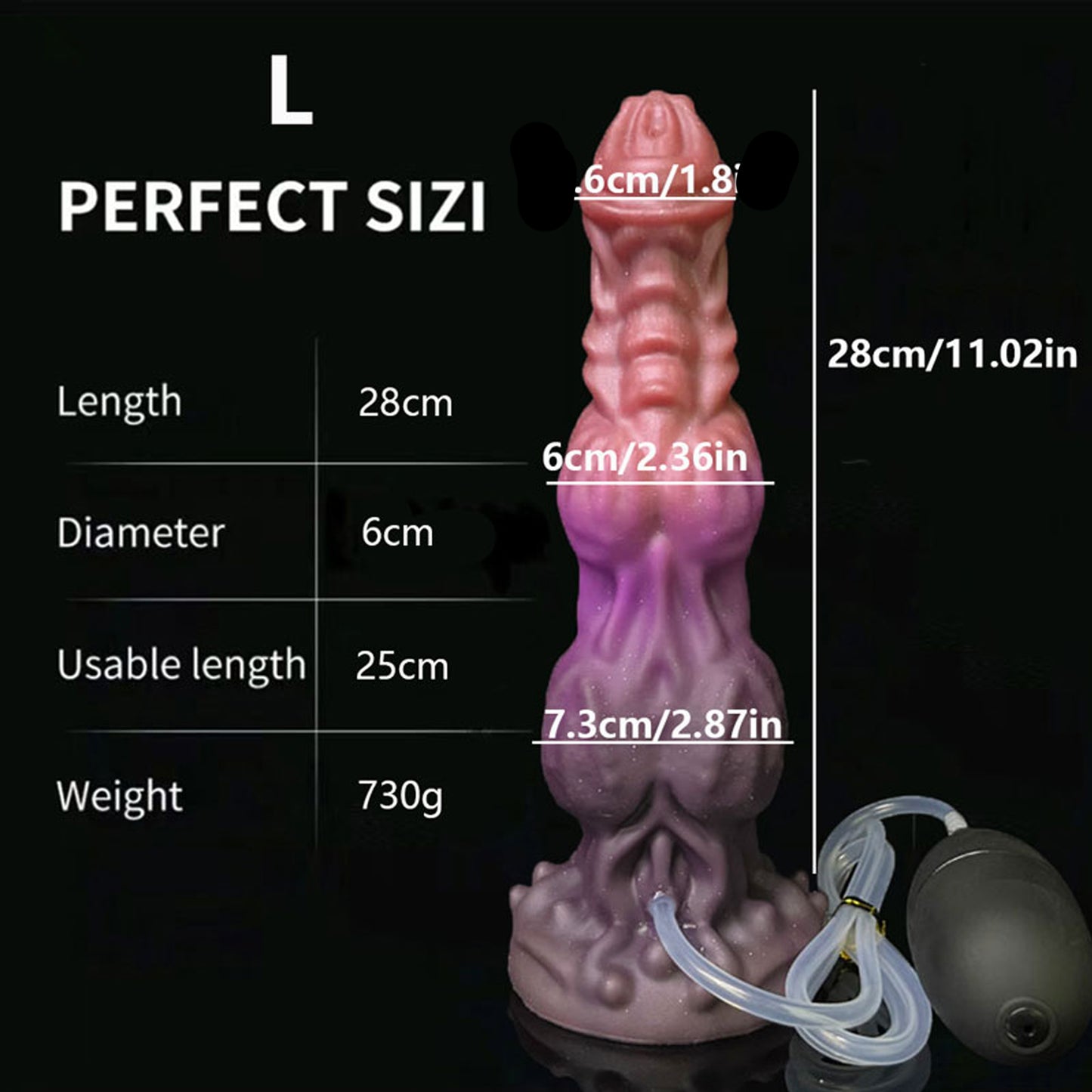 Alien-Shaped Water-Jetting Dildo-G
