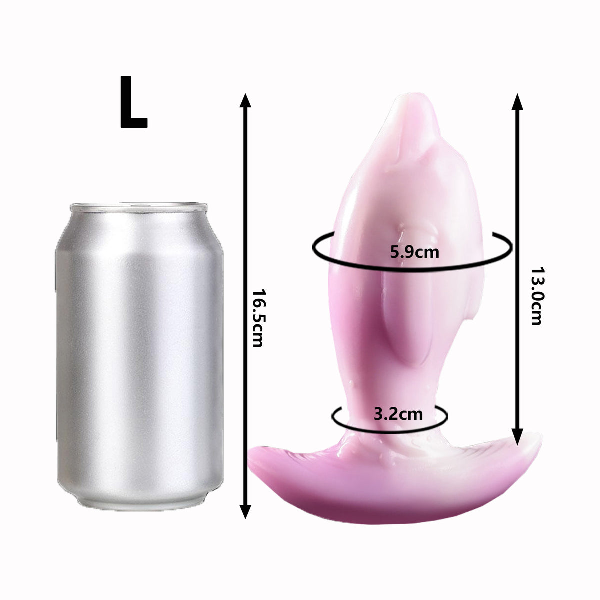 Curiosity Dolphi Silicone Anal Plug-HTGS