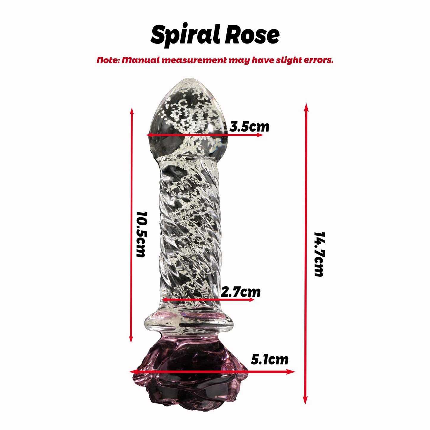 JM-Glowing Rose Anal Plug