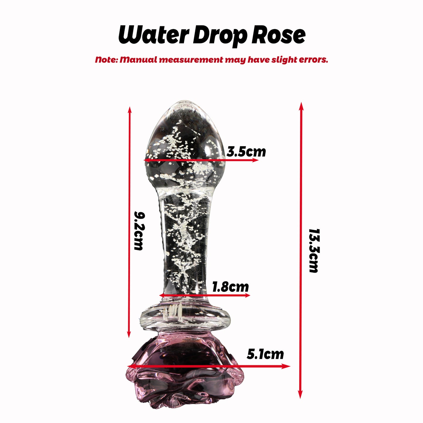 JM-Glowing Rose Anal Plug