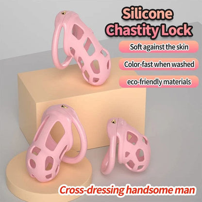 Silicone Chastity Cage for Men