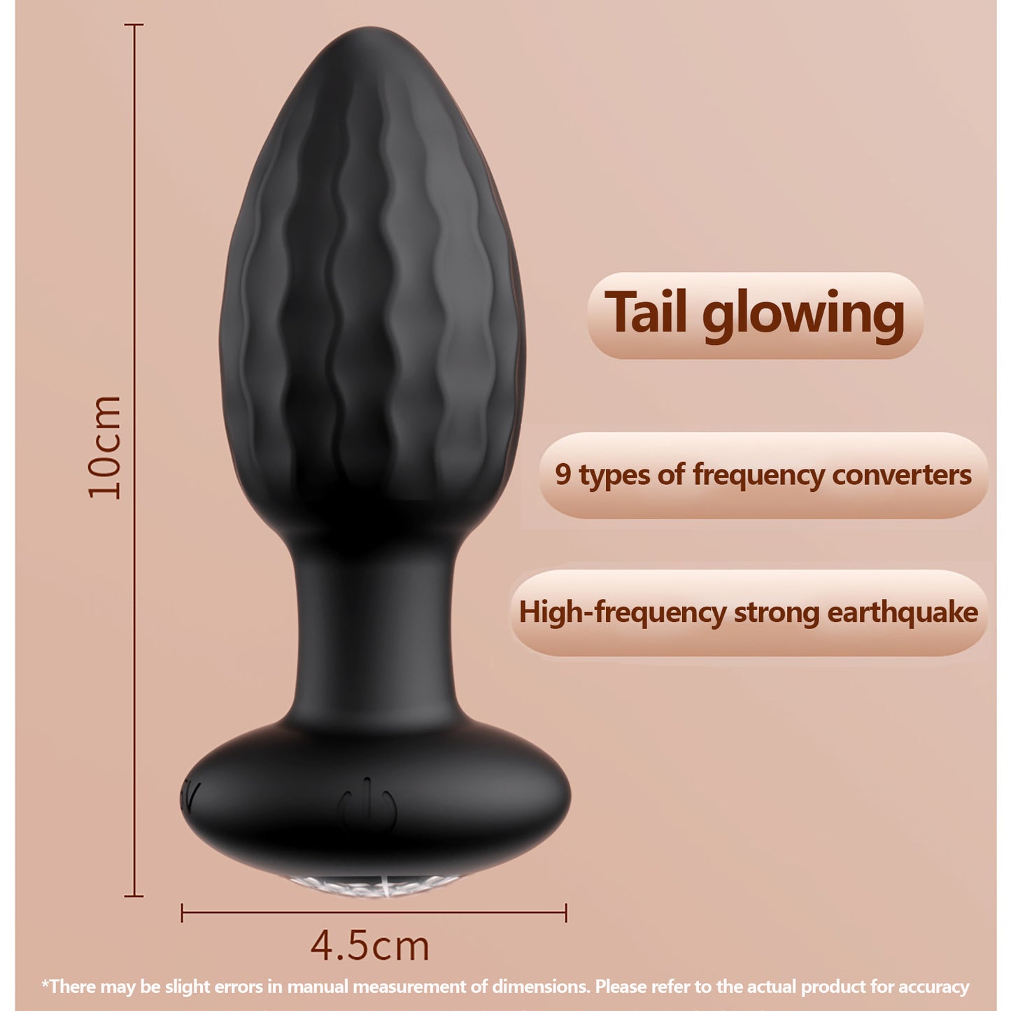 Glowing Vibrating Anal Plug - FGGS