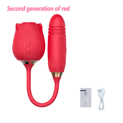 Rose Vibrator Dildo-MTH