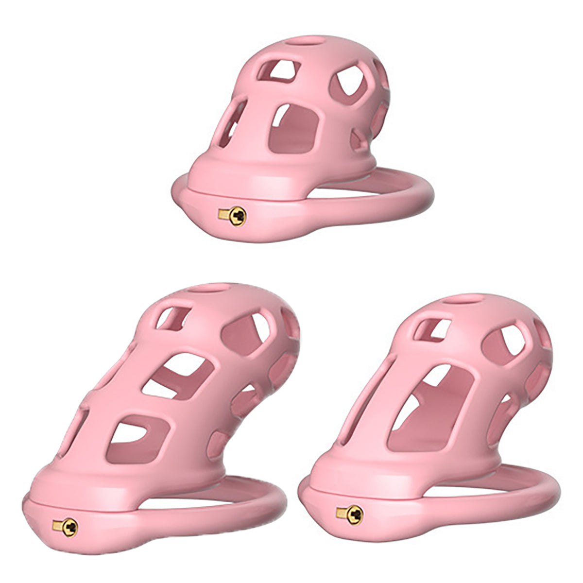 Flat Bend Chastity Cage