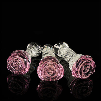 JM-Glowing Rose Anal Plug