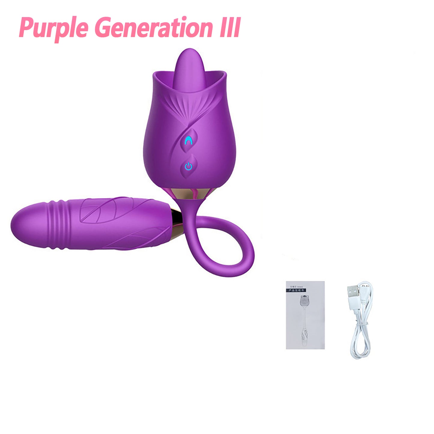 Rose Vibrator Dildo-MTH