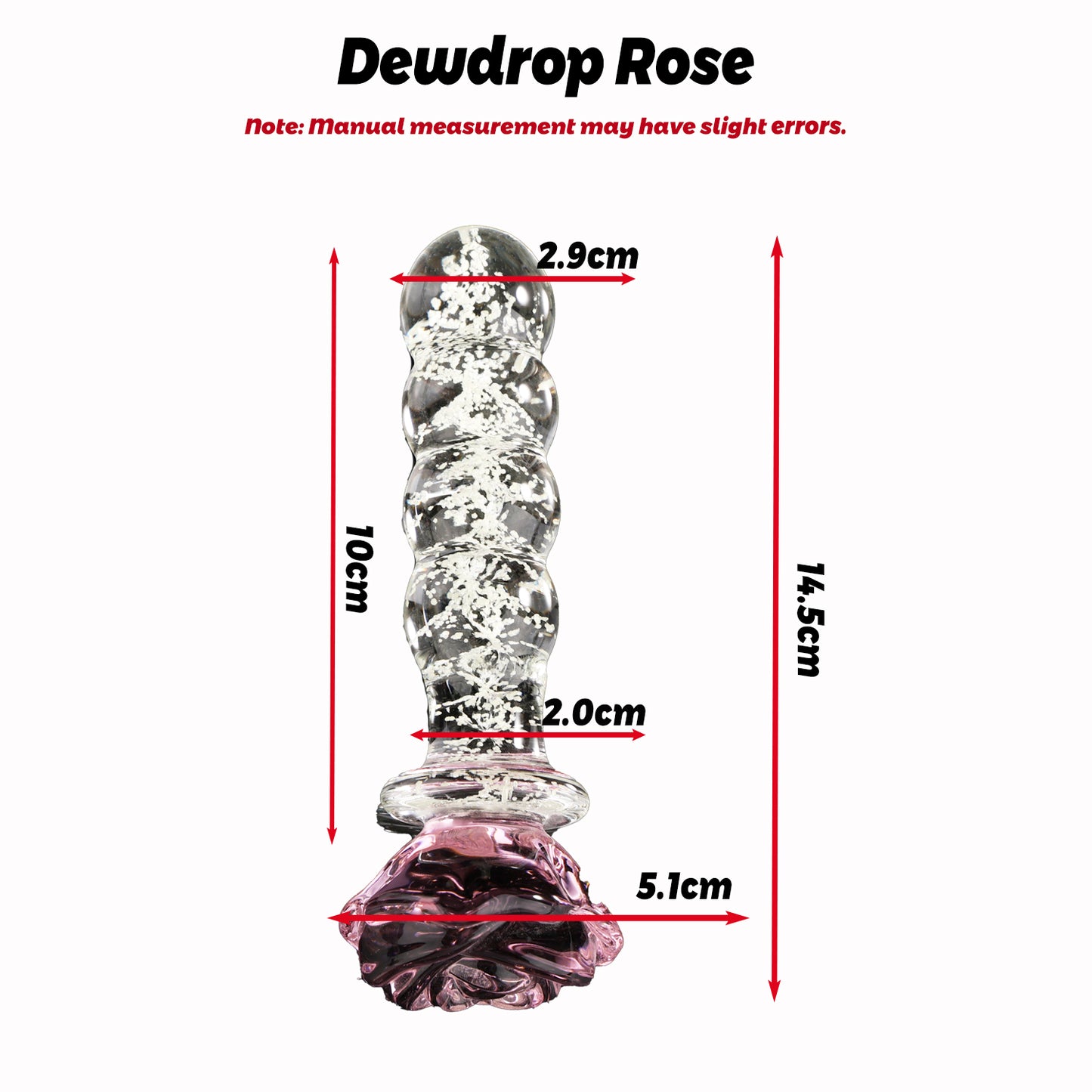 JM-Glowing Rose Anal Plug