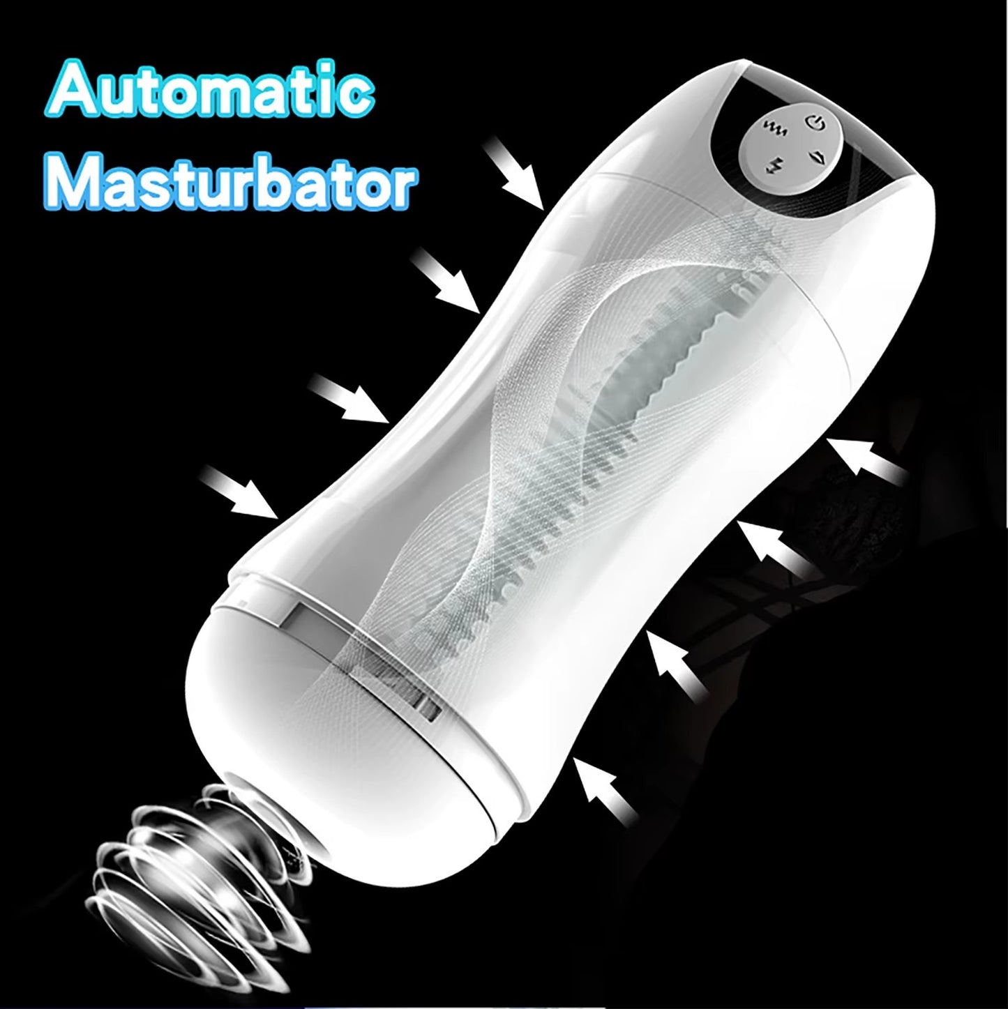 Vibrating Male Masturbator-MKS