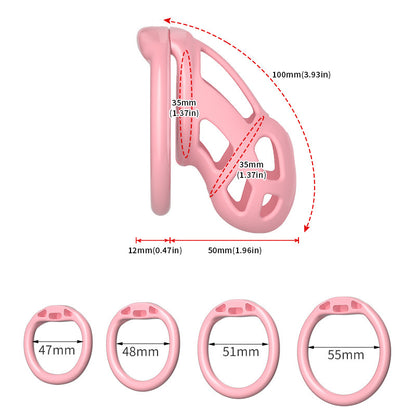 Silicone Chastity Cage for Men