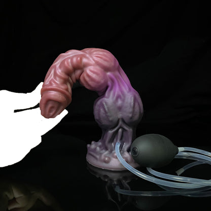 Alien-Shaped Water-Jetting Dildo-G