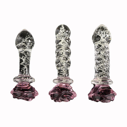 JM-Glowing Rose Anal Plug