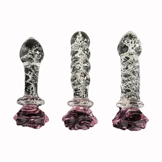 JM-Glowing Rose Anal Plug