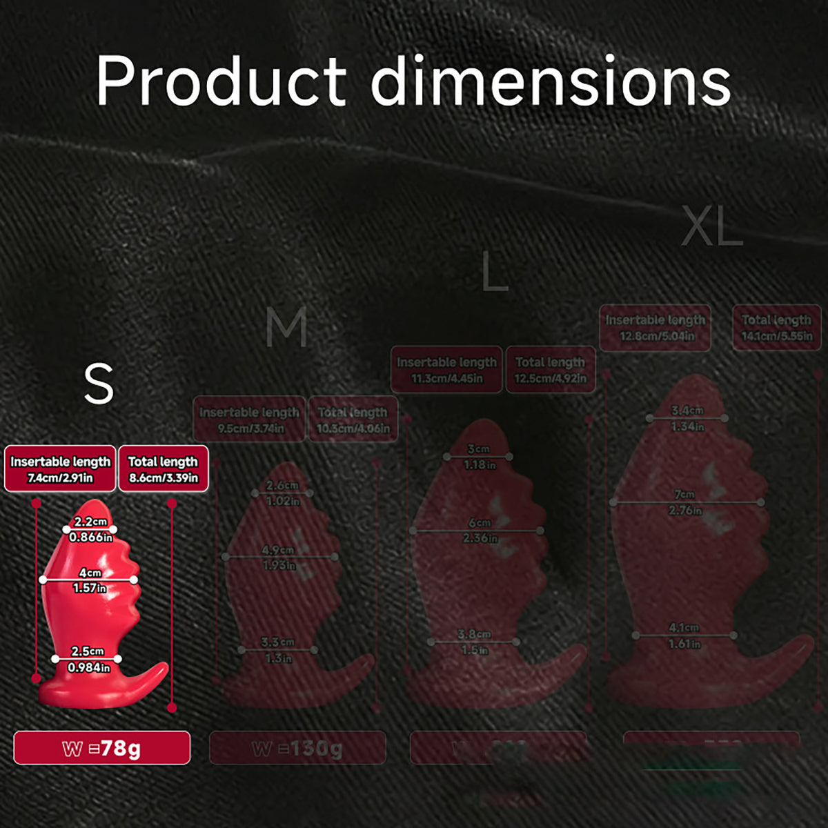 Silicone Anal Plug - HS