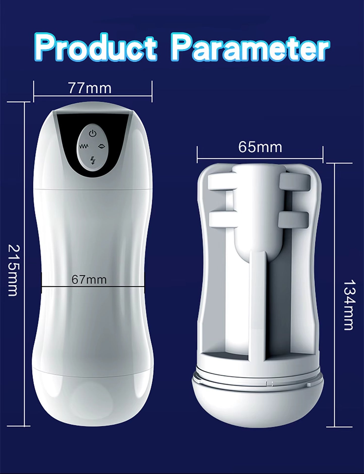 Vibrating Male Masturbator-MKS