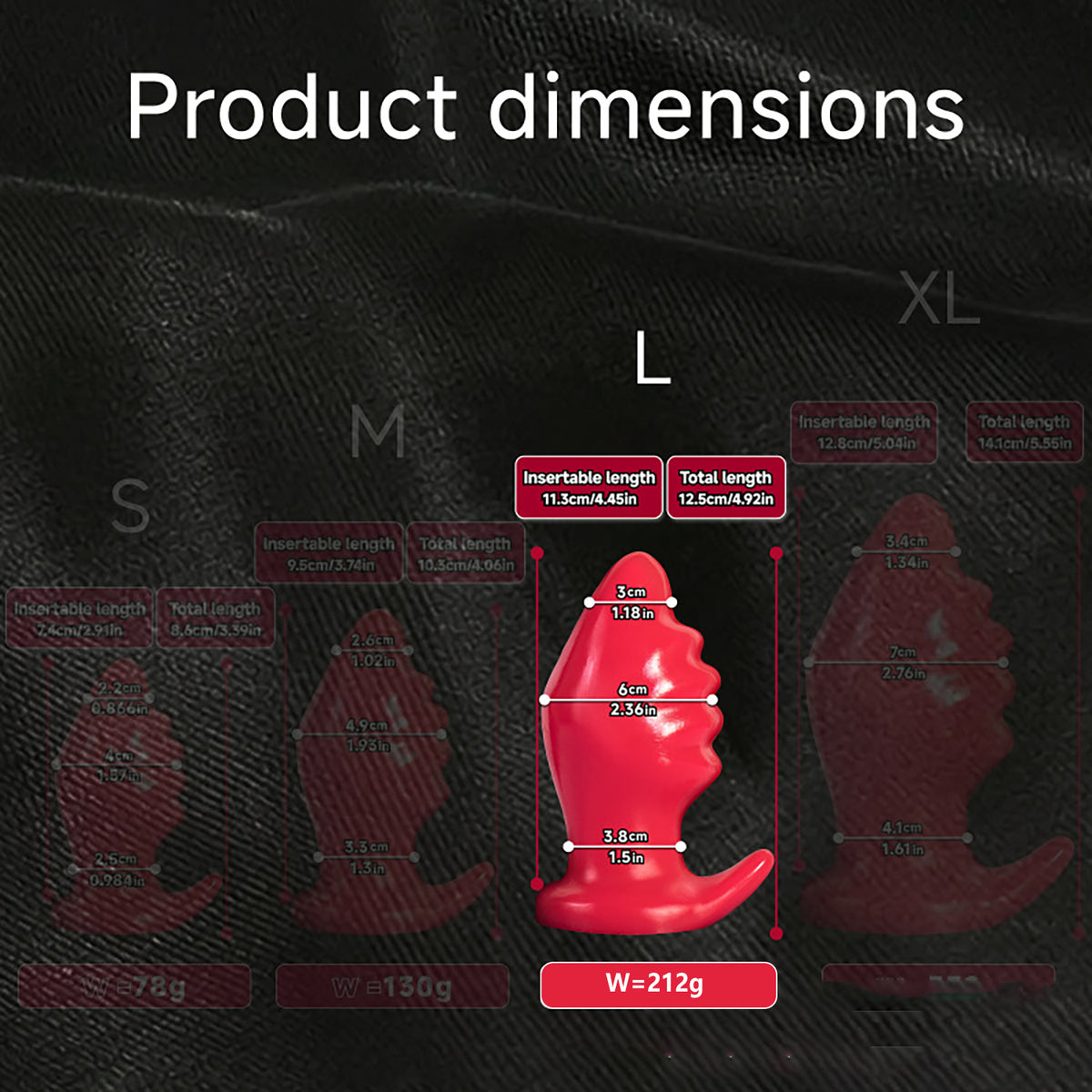 Silicone Anal Plug - HS