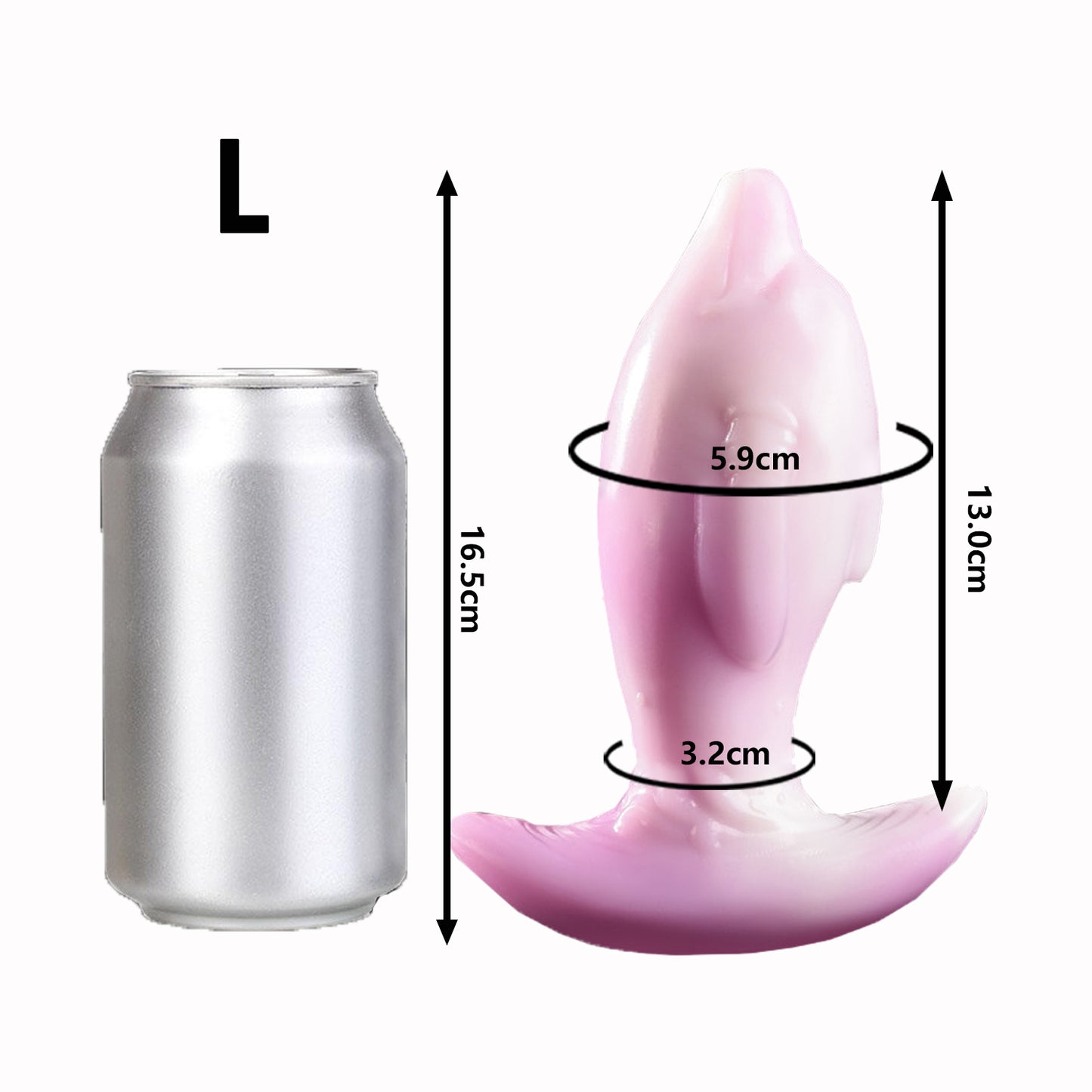 Curiosity Dolphi Silicone Anal Plug-HTGS