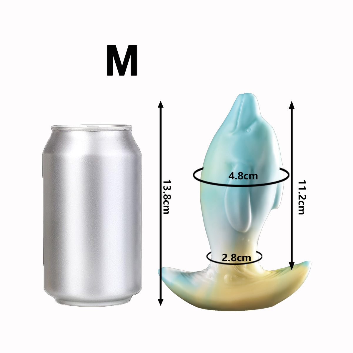 Curiosity Dolphi Silicone Anal Plug-HTGS