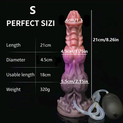 Alien-Shaped Water-Jetting Dildo-G