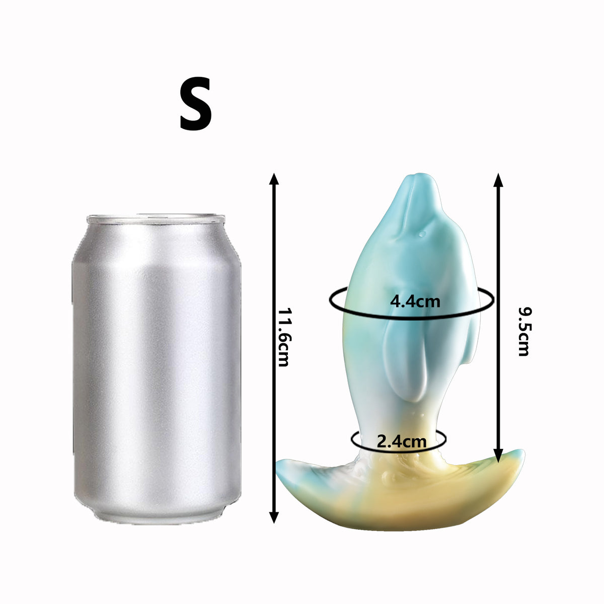 Curiosity Dolphi Silicone Anal Plug-HTGS