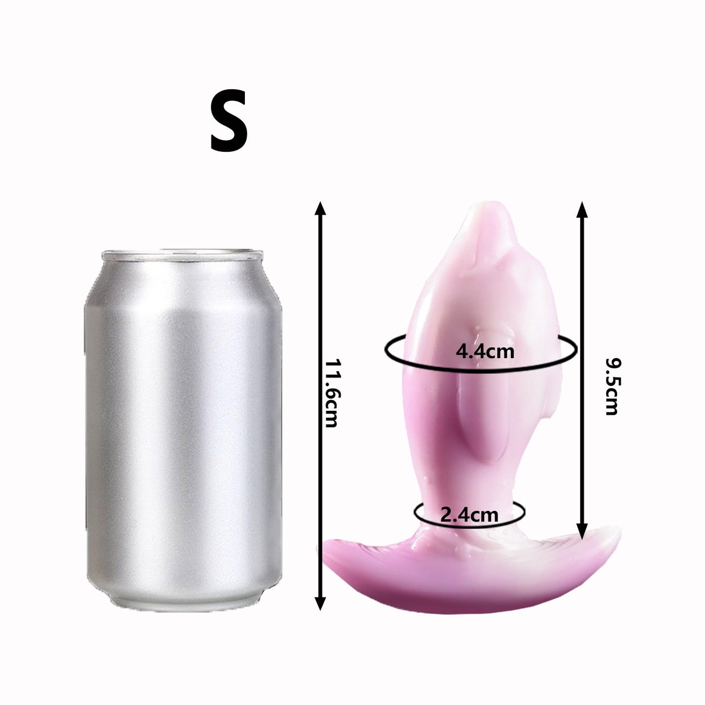 Curiosity Dolphi Silicone Anal Plug-HTGS