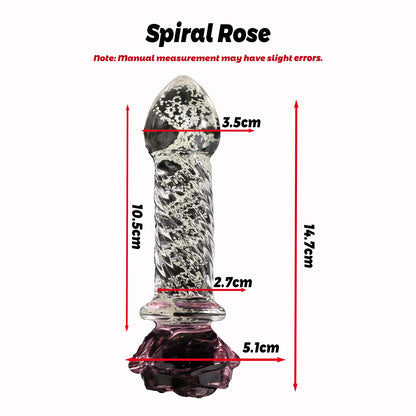 JM-Glowing Rose Anal Plug
